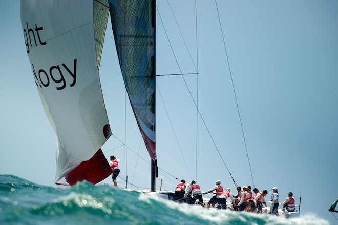 AUDI MEDCUP CIRCUIT, CASCAIS, PORTUGAL, MAY 22ND 2011: Day 5 - TP52 Race. Audi A1 powered by All4One (FRA-GER), the fleet race of the Cascais Trophy, Audi MedCup Circuit. (Photo by Chris Schmid / Eyemage Media, all right reserved) - Audi Medcup Day 5 © Chris Schmid/ Eyemage Media (copyright) http://www.eyemage.ch